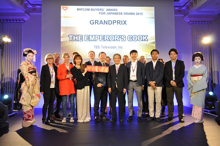 “THE EMPEROR’S COOK” wins Buyers’ Award for Japanese Drama at MIPCOM, the world’s entertainment content market