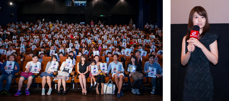 Movie “Flying Colors” is a hit in Hong Kong! Over 200 fans throng the airport to greet star Kasumi Arimura!